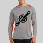 Long Sleeve Heather Colorblock Contender ™ Tee Thumbnail