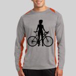 Long Sleeve Heather Colorblock Contender ™ Tee Thumbnail