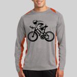 Long Sleeve Heather Colorblock Contender ™ Tee Thumbnail
