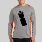 Long Sleeve Heather Colorblock Contender ™ Tee Thumbnail
