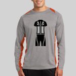 Long Sleeve Heather Colorblock Contender ™ Tee Thumbnail