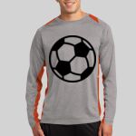 Long Sleeve Heather Colorblock Contender ™ Tee Thumbnail