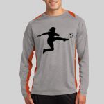 Long Sleeve Heather Colorblock Contender ™ Tee Thumbnail