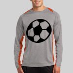 Long Sleeve Heather Colorblock Contender ™ Tee Thumbnail