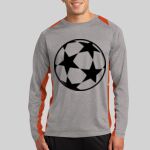 Long Sleeve Heather Colorblock Contender ™ Tee Thumbnail