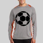 Long Sleeve Heather Colorblock Contender ™ Tee Thumbnail