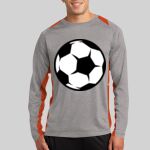 Long Sleeve Heather Colorblock Contender ™ Tee Thumbnail