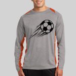 Long Sleeve Heather Colorblock Contender ™ Tee Thumbnail