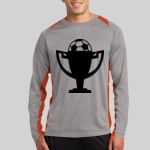 Long Sleeve Heather Colorblock Contender ™ Tee Thumbnail