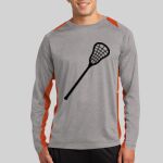 Long Sleeve Heather Colorblock Contender ™ Tee Thumbnail