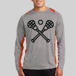 Long Sleeve Heather Colorblock Contender ™ Tee Thumbnail