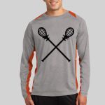 Long Sleeve Heather Colorblock Contender ™ Tee Thumbnail