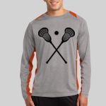 Long Sleeve Heather Colorblock Contender ™ Tee Thumbnail