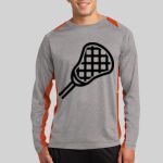 Long Sleeve Heather Colorblock Contender ™ Tee Thumbnail
