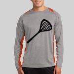 Long Sleeve Heather Colorblock Contender ™ Tee Thumbnail