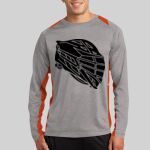 Long Sleeve Heather Colorblock Contender ™ Tee Thumbnail