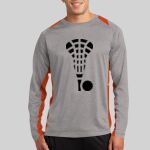 Long Sleeve Heather Colorblock Contender ™ Tee Thumbnail