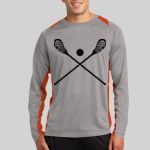 Long Sleeve Heather Colorblock Contender ™ Tee Thumbnail