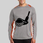 Long Sleeve Heather Colorblock Contender ™ Tee Thumbnail