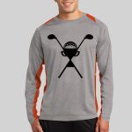 Long Sleeve Heather Colorblock Contender ™ Tee Thumbnail
