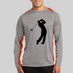 Long Sleeve Heather Colorblock Contender ™ Tee Thumbnail