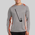 Long Sleeve Heather Colorblock Contender ™ Tee Thumbnail