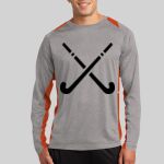 Long Sleeve Heather Colorblock Contender ™ Tee Thumbnail