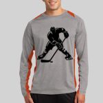 Long Sleeve Heather Colorblock Contender ™ Tee Thumbnail