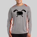 Long Sleeve Heather Colorblock Contender ™ Tee Thumbnail