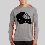 Long Sleeve Heather Colorblock Contender ™ Tee Thumbnail