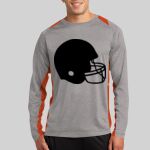 Long Sleeve Heather Colorblock Contender ™ Tee Thumbnail