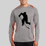 Long Sleeve Heather Colorblock Contender ™ Tee Thumbnail