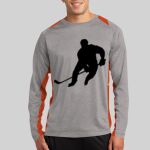 Long Sleeve Heather Colorblock Contender ™ Tee Thumbnail