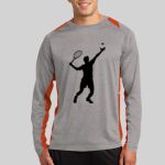Long Sleeve Heather Colorblock Contender ™ Tee Thumbnail
