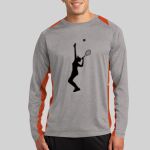 Long Sleeve Heather Colorblock Contender ™ Tee Thumbnail