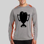 Long Sleeve Heather Colorblock Contender ™ Tee Thumbnail