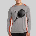 Long Sleeve Heather Colorblock Contender ™ Tee Thumbnail