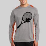 Long Sleeve Heather Colorblock Contender ™ Tee Thumbnail