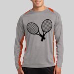 Long Sleeve Heather Colorblock Contender ™ Tee Thumbnail