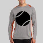 Long Sleeve Heather Colorblock Contender ™ Tee Thumbnail