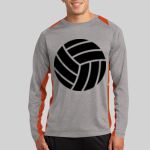 Long Sleeve Heather Colorblock Contender ™ Tee Thumbnail