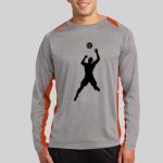 Long Sleeve Heather Colorblock Contender ™ Tee Thumbnail