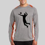 Long Sleeve Heather Colorblock Contender ™ Tee Thumbnail