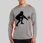 Long Sleeve Heather Colorblock Contender ™ Tee Thumbnail