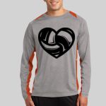 Long Sleeve Heather Colorblock Contender ™ Tee Thumbnail