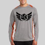 Long Sleeve Heather Colorblock Contender ™ Tee Thumbnail