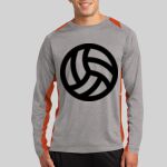 Long Sleeve Heather Colorblock Contender ™ Tee Thumbnail