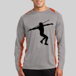 Long Sleeve Heather Colorblock Contender ™ Tee Thumbnail