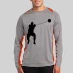 Long Sleeve Heather Colorblock Contender ™ Tee Thumbnail