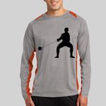 Long Sleeve Heather Colorblock Contender ™ Tee Thumbnail
